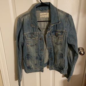 Aeropostale Lightly Distressed Denim jacket Size:M